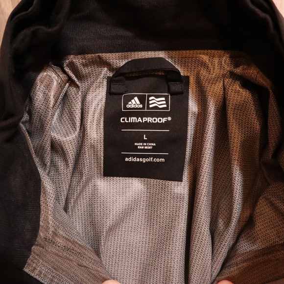 Adidas Golf Greg Norman Performance Full Zip Rain Jacket and Vest 2 in‎ 1 Mens L - Picture 5 of 11
